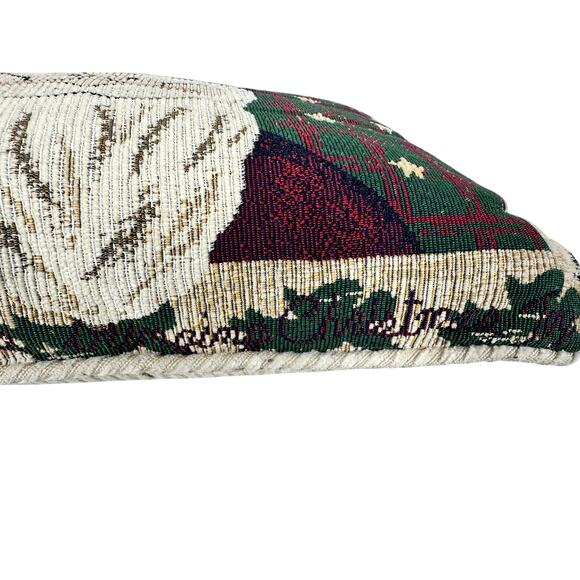 Tapestry 'Santa Claus is Bringing Christmas Joy' Rectangle 16 x 12 Throw Pillow - Picture 4 of 6